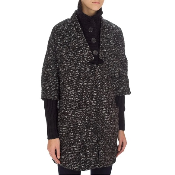 Maison Scotch winter jacket with sweater accents - Picture 2 of 10